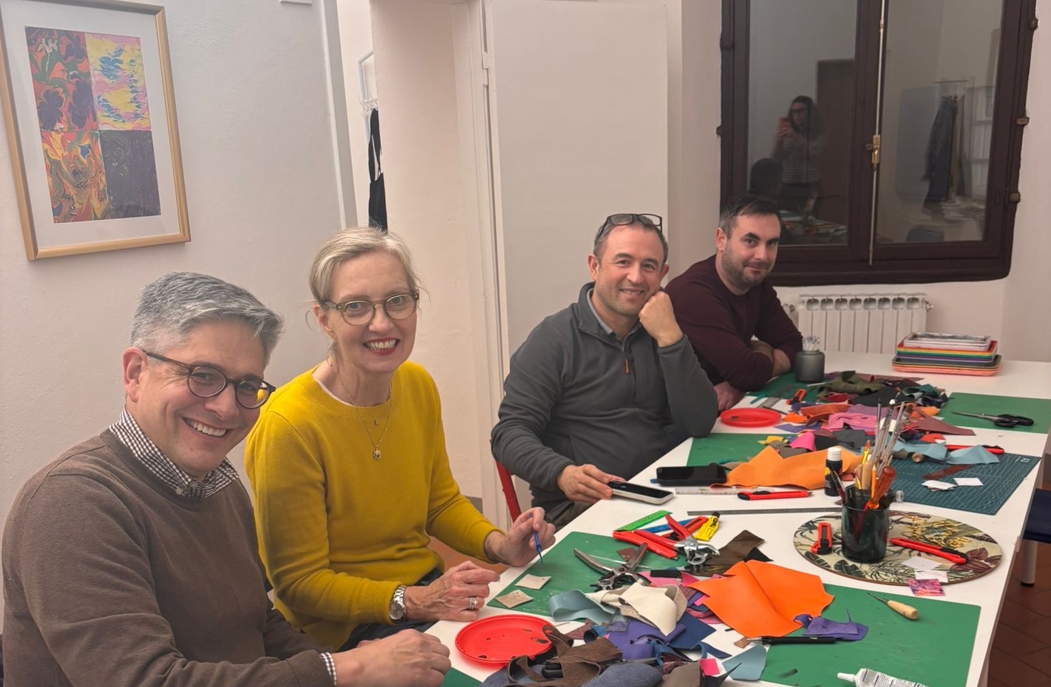 Studenti di arte a Firenze